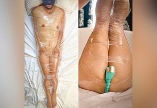 [FC2-PPV-4723495] Wrapped, Full-Head Mask, and Extreme Torment! A Beauty’s Sealed Climax Hell Drenched in Fluids [Includes Bonus Spiraling Squirt Video]