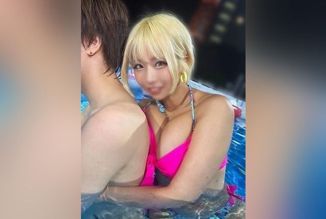 [FC2-PPV-4742444] Erect All Night! Intimate Erotic Date with a Blonde, Busty Gal at the Night Pool, Followed by Consecutive Raw Sex at the Hotel (Creampie x2) Starring Seina Arisa