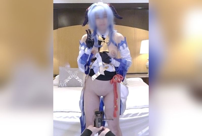 [FC2-PPV-4776535] I invited her to a slender beauty in a OL who works as a paffy nipple and is a cosplayer on holiday, and Genshin Amaumu-chan, a panty book masturbation edition