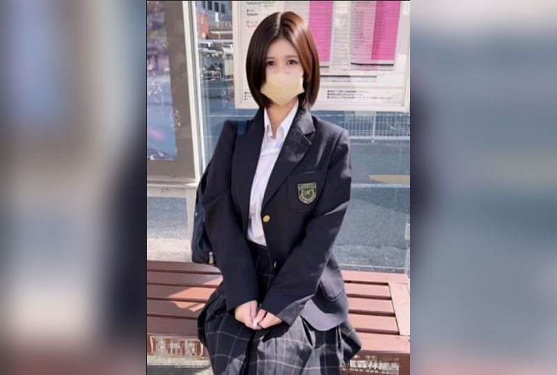 [FC2-PPV-4898440] G-Cup Local High School Girl Raw. Two Facials and Two Creampies in Pre-Graduation Uniform