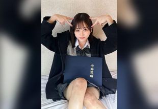 [FC2-PPV-4904550] Former idol trainee F-cup 18-year-old beauty in uniform. Rare creampie POV without birth control