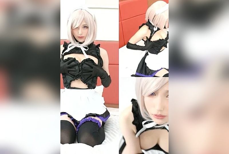 [FC2-PPV-4938797] Real cosplayer as Mash Kyrielight in maid outfit begins service. Supreme blowjob and H-cup breasts played with in legendary POV sex video.