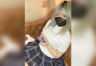[FC2-PPV-4987190] Big breasts, short stature, flashy hair, downer gal who goes to work on time, gap-moe, flashy big-ass voice, creampie sex